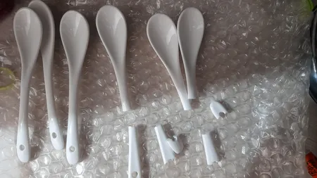 قاشق ادویه سرامیکی کد 13 بسته 6 عددی