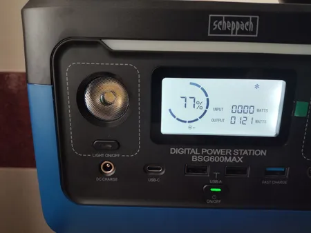 پاور استیشن شپاخ مدل BSG 600 Max ظرفیت 72800 میلی آمپر ساعت