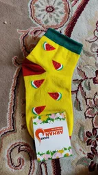 جوراب دخترانه طرح هندوانه