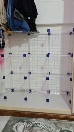 قفسه فلزی مدل NP بسته 8 عددی