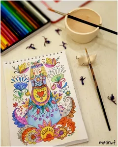 تجریه خرید مداد آبرنگی 18 رنگ کارن داش مدل Swiss Color