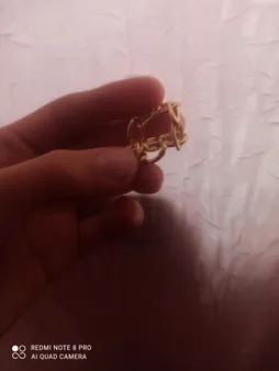 انگشتر دخترانه مدل زنجیر