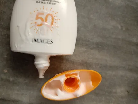 کرم ضد آفتاب بدون رنگ ایمجز SPF 50 مدل Protective مناسب انواع پوست حجم 45 میلی‌لیتر مجموعه 2 عددی