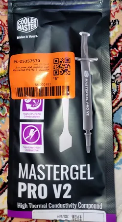 خمیر سیلیکون کولر مستر مدل MasterGel Pro V2