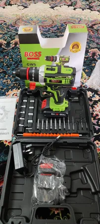 دریل چکشی باس مدل 36VF کد 2 مجموعه 28 عددی