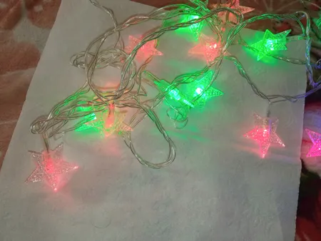 ریسه ال ای دی طرح ستاره 5 متری