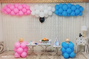 تجریه خرید بادکنک فویلی لاکی بالونز طرح نوزاد مدل دختر و پسر کد 1089 مجموعه دو عددی