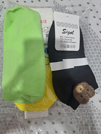 جوراب پسرانه مدل خانواده باب اسفنجی مجموعه 6 عددی