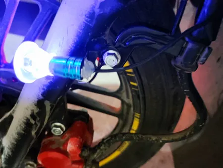 چراغ موتورسیکلت مدل پلیسی 2022 مجموعه 2 عددی