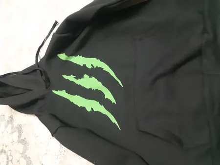 هودی مردانه طرح چنگ کد A03 رنگ مشکی