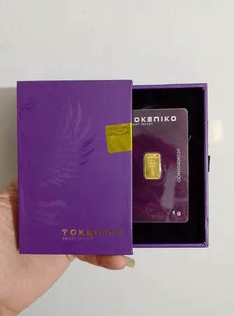 شمش طلا 24 عیار توکنیکو مدل GON-1