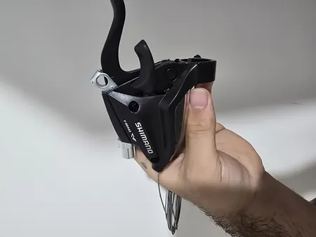 دسته دنده دوچرخه مدل کلاجدار خفاشی 8SP بسته 2 عددی