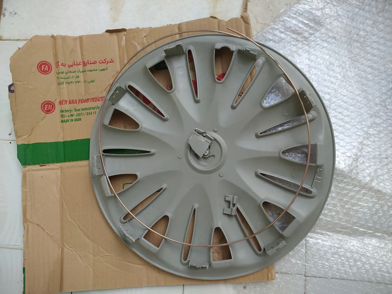 قالپاق چرخ مدل ACSamand سایز 15 اینچ مناسب برای سمند