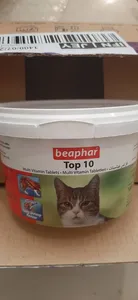 تجریه خرید مولتی ویتامین گربه بیفار مدل تاپ تن بسته 180 عددی