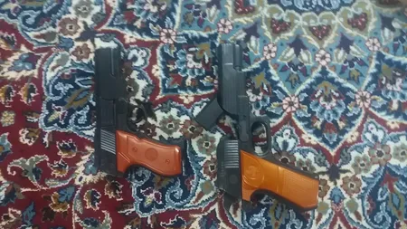 تفنگ بازی گلدن گان مدل naabsell-PA01 مجموعه 5 عددی