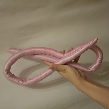 بیگودی مو مدل پرنسس طرح روبان به همراه کش مو بسته 2 عددی