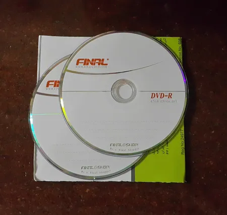 دی وی دی خام فینال کد D10 بسته 10 عددی