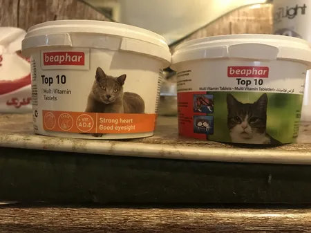 قرص مولتی ویتامین گربه بیفار مدل Top بسته ۱۸۰ عددی