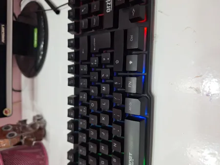 ست گیمینگ اورزلی مدل HORNET_RX_250_NEON BACKLIGHT، سوییچ ممبران، Full-Size، نورپردازی LED RGB