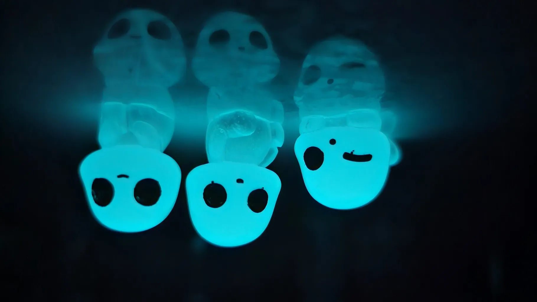 مجسمه مدل ارواح شبتاب بسته 3 عددی