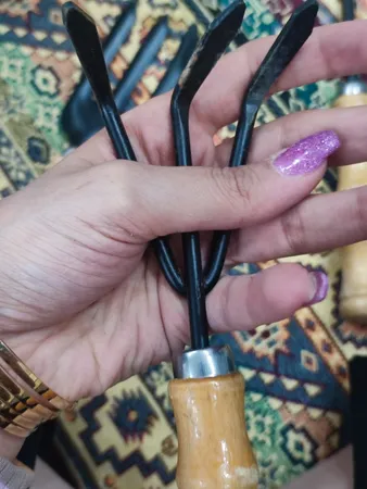 مجموعه 3 عددی چنگک و شنکش و بیلچه مدل SG4