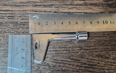 کلید سه گوش درب آسانسور هادی صنعت شهاب مدل 00003 بسته 2 عددی