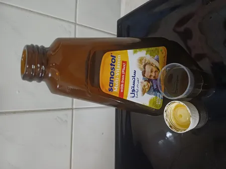 شربت مولتی ویتامین پلاس آهن سانستول - 155 میلی لیتر