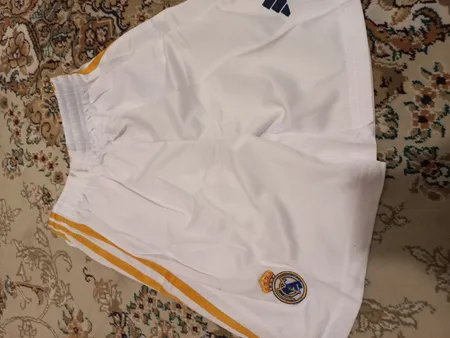 ست تیشرت و شلوارک ورزشی پسرانه مدل رئال مادرید Home 2024