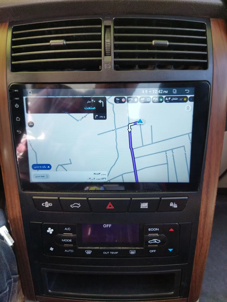 مانیتور خودرو کاروین مدل s800 با برد TS مناسب برای پارس