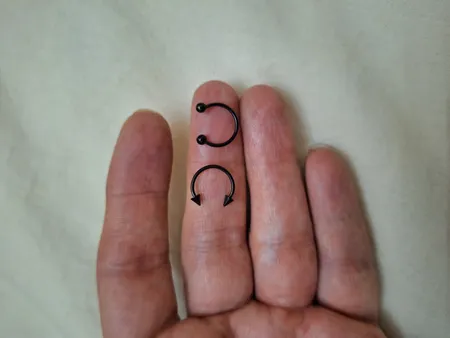 پیرسینگ بدن زنانه پایتخت مدل PS299_A مجموعه دو عددی