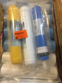 فیلتر دستگاه تصفیه آب آکوا پیورست مدل CE 6900 مجموعه 8 عددی به همراه فیلتر تصفیه آب مدل 75GPD