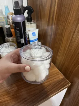 استند گوش پاک کن و پنبه آرایشی ویژن مدل پریتی کد MM01