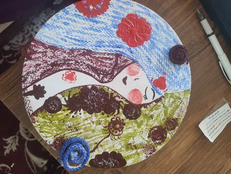 بشقاب سفالی خام کد G25 بسته 3 عددی