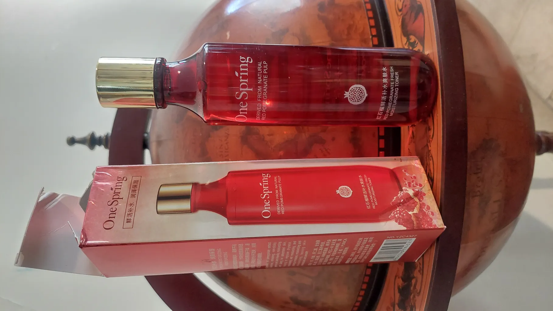 تونر پاک کننده صورت وان سپرینگ مدل POMEGRANATE حجم 150 میلی لیتر