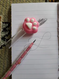 مداد فشنگی طرح پنجه گربه کد BT-004