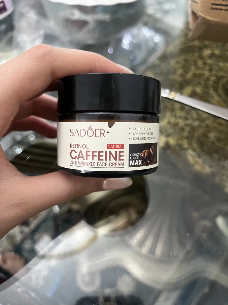 کرم ضد چروک سادور مدل کافئین وزن 50 گرم