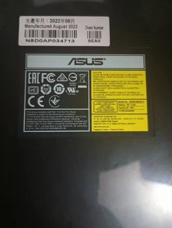 درایو DVD اکسترنال ایسوس مدل SDRW-08D2S-U Lite