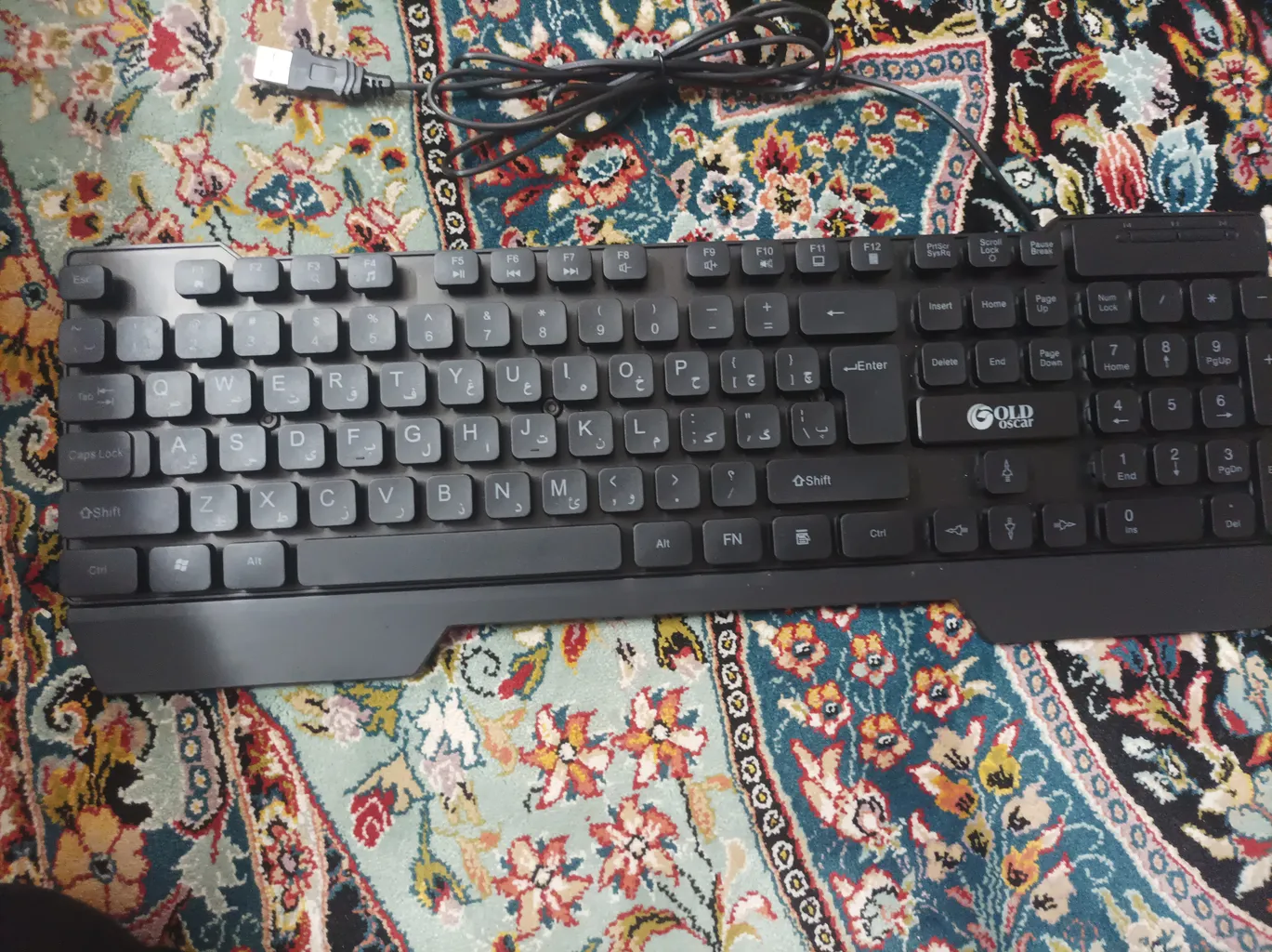 کیبورد مخصوص بازی گلد اسکار مدل KB7123