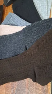 تجریه خرید جوراب ساق بلند زنانه مدل گندمی مجموعه 6 عددی