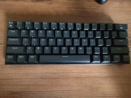 کیبورد گیمینگ ردراگون مدل Dragonic Elite K530 Pro، سوییچ مکانیکال قرمز، Tenkeyless، نورپردازی RGB