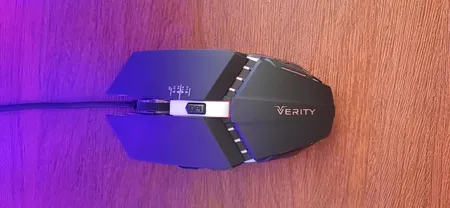 کیبورد و ماوس گیمینگ وریتی مدل V-KB6126GCW، سوییچ ممبران، Full-Size، نورپردازی LED RGB