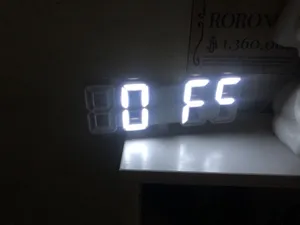 تجریه خرید ساعت دیواری و رومیزی مدل X Segment Clock