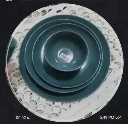 سرویس غذاخوری چهار پارچه 1 نفر مدل آیلین کد 085