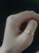 تجریه خرید انگشتر طلا 18 عیار زنانه ماوی گالری مدل هرمس