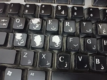 برچسب حروف فارسی کیبورد  مدل PARS