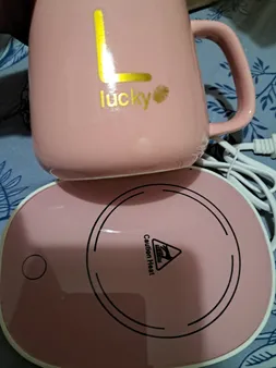 ماگ حرارتی لاکی مدل Energy Saving به همراه صفحه گرم‌کن برقی