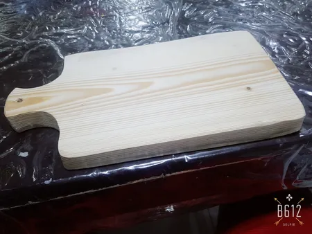 تخته گوشت چوبی آرونی مدل پامچال سایز 3