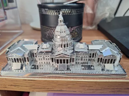پازل سه بعدی فلزی مدل United States Capitol