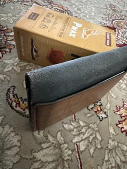 واکس کفش چرم پی واکس کد px به همراه اسفنج