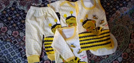 ست 5 تکه لباس نوزادی مدل z123